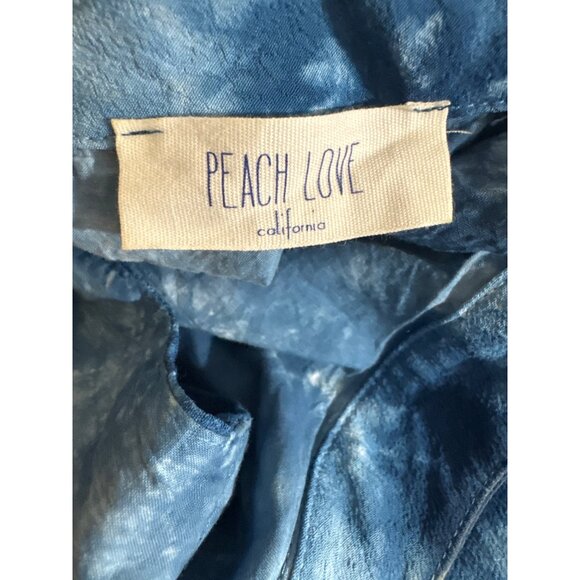 Peach Love California Tie-Dye Sleeveless Dress S - Picture 3 of 4
